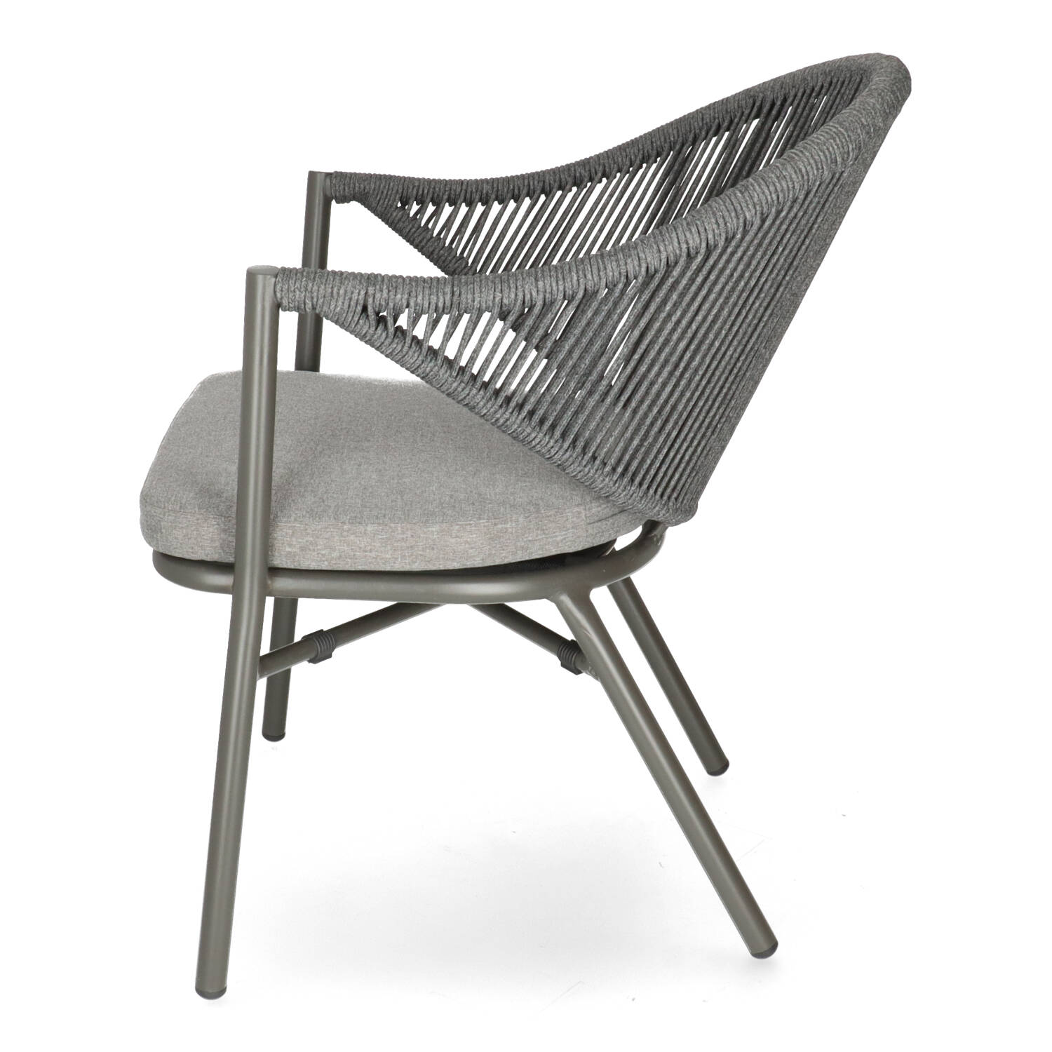 DL CUBA LIBRE Grey design Polyrattan outdoor chair